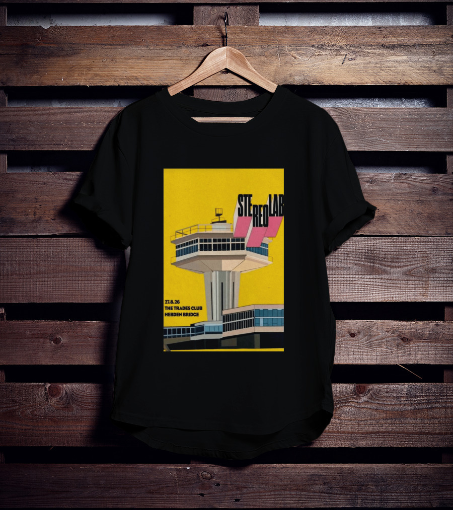 Stereolab 27.8.26 Hebden Bridge The Trades Club T-Shirt
