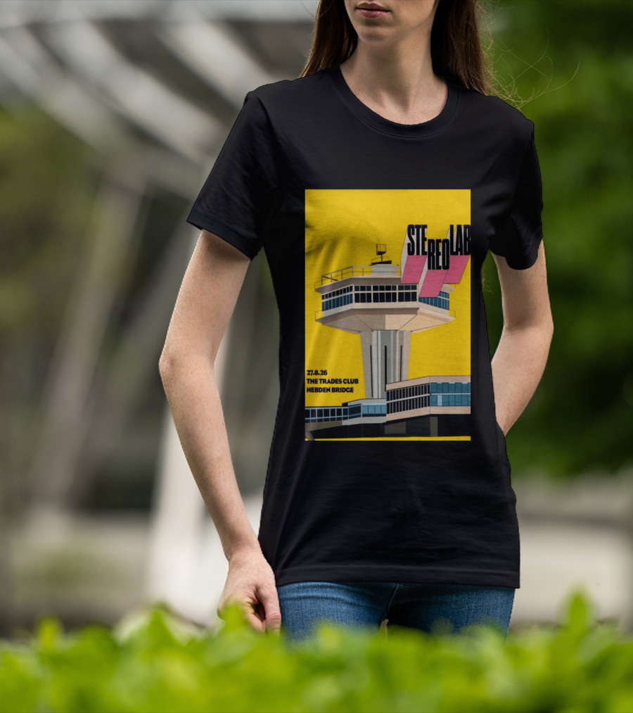 Stereolab 27.8.26 Hebden Bridge The Trades Club T-Shirt