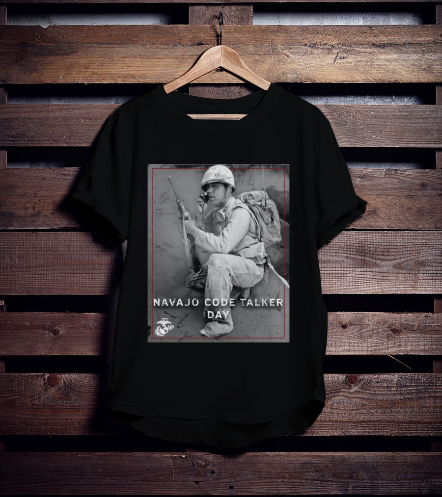 Navajo Code Talker Day Marine Corps T-Shirt