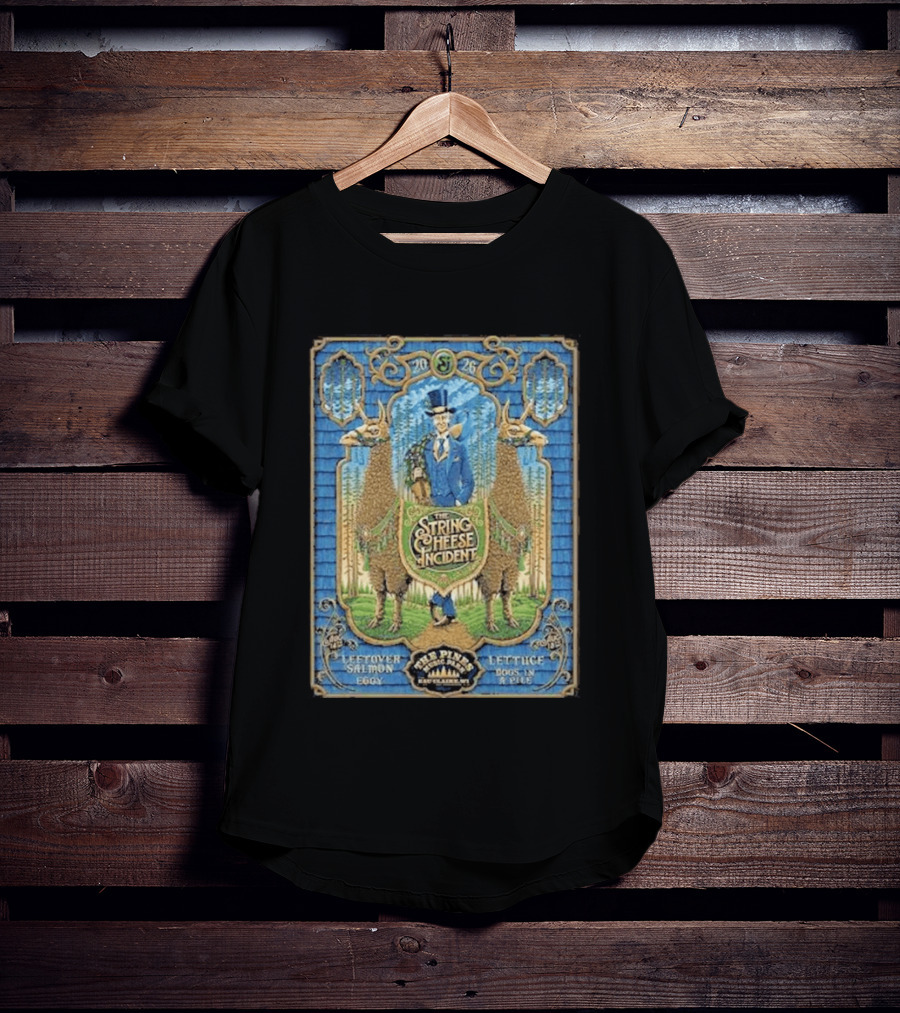 The String Cheese Incident Eau Claire WI 2026 Pine Music Park Leftover Salmon Lettuce Concert T-Shirt