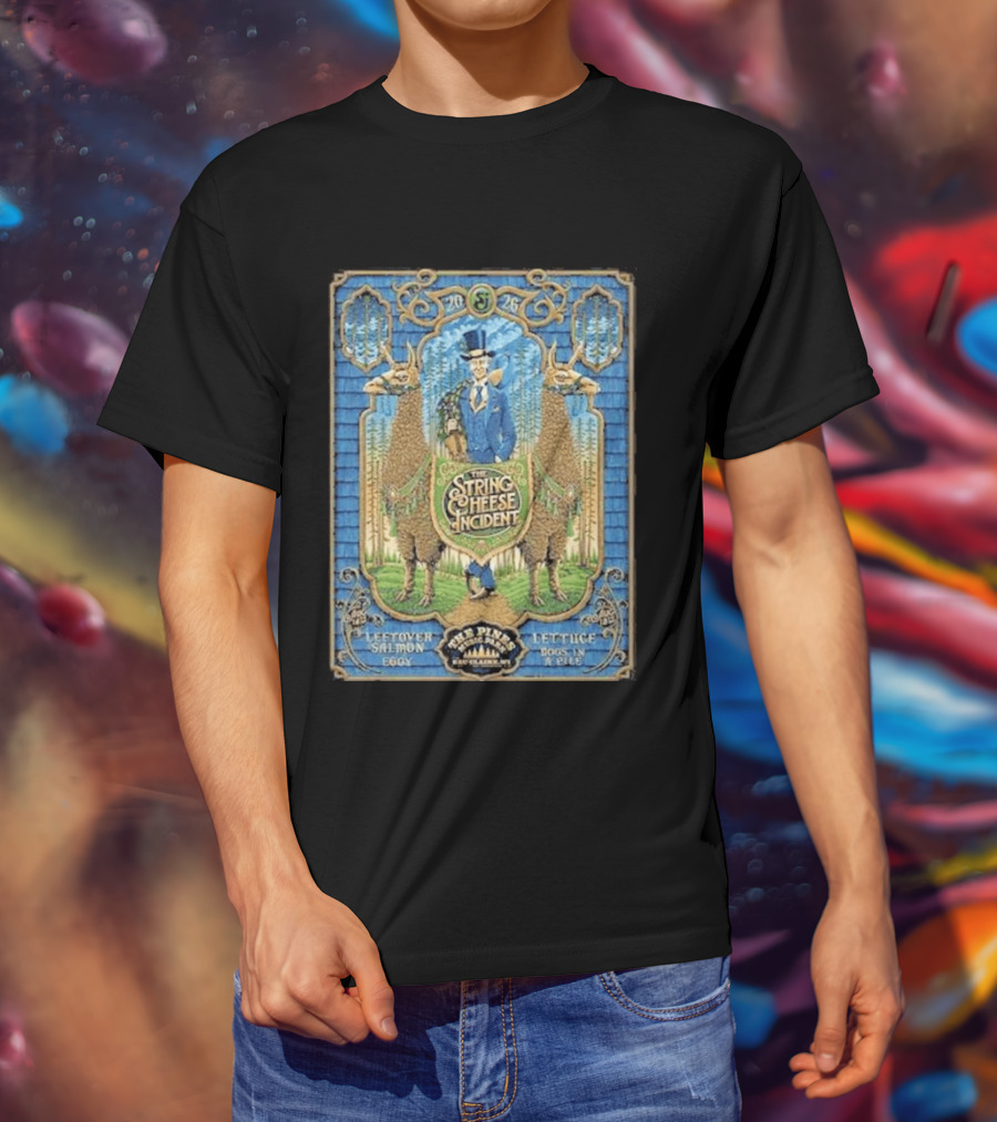 The String Cheese Incident Eau Claire WI 2026 Pine Music Park Leftover Salmon Lettuce Concert T-Shirt