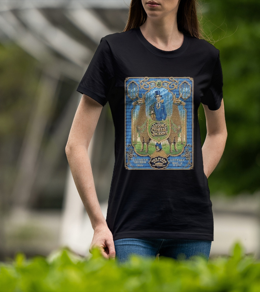 The String Cheese Incident Eau Claire WI 2026 Pine Music Park Leftover Salmon Lettuce Concert T-Shirt