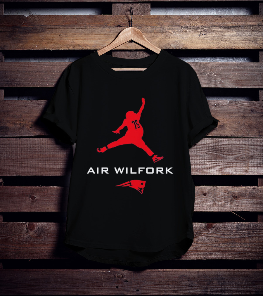 New England Patriots Air Wilfork 75 Jumpman T-Shirt