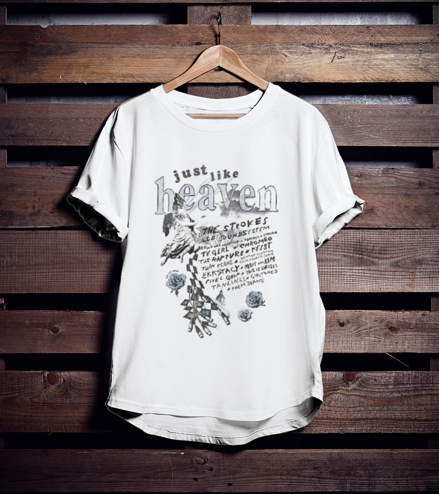 Just Like Heaven Festival Roses 2026 Lineup And Floral T-Shirt