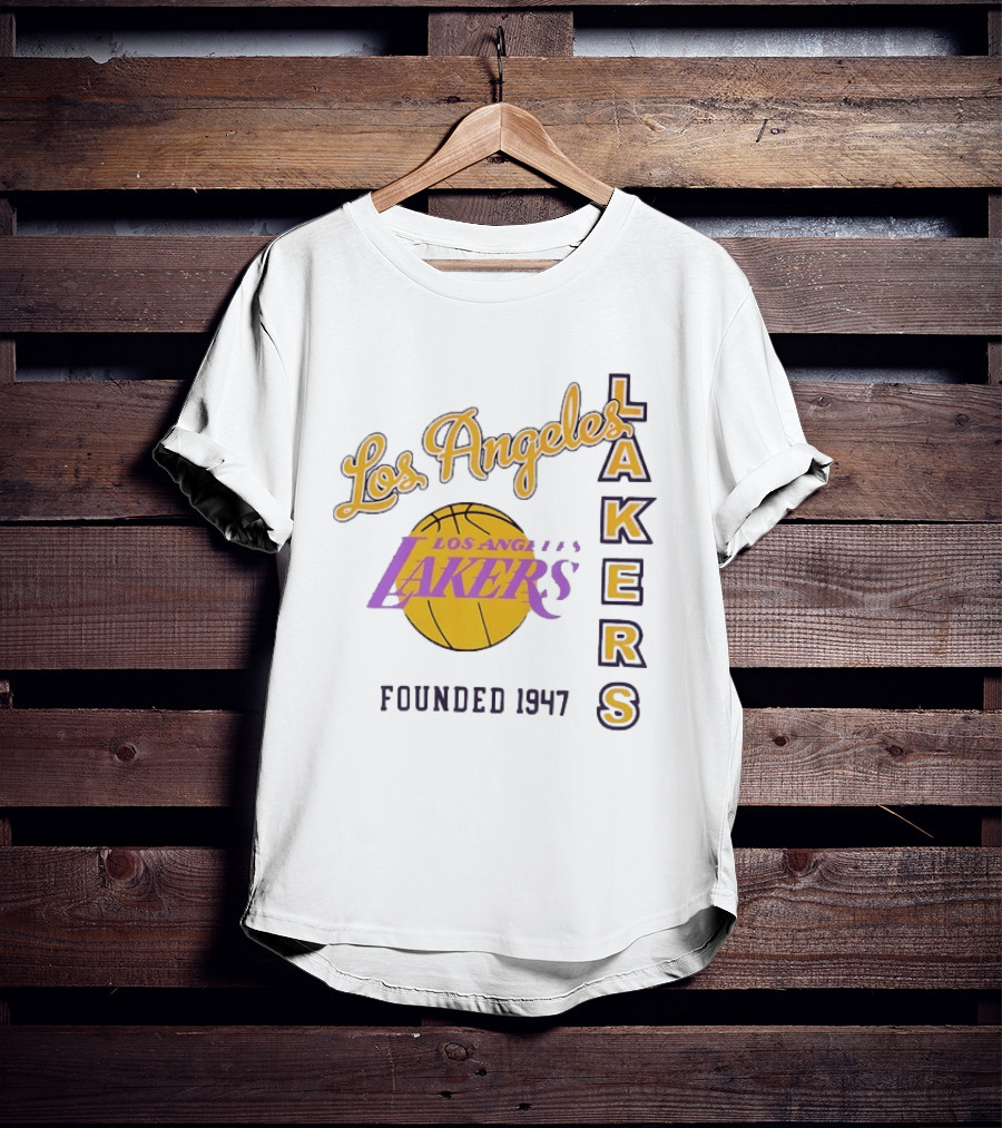 Los Angeles Lakers Founded 1947 NBA Basketball Team T-Shirt