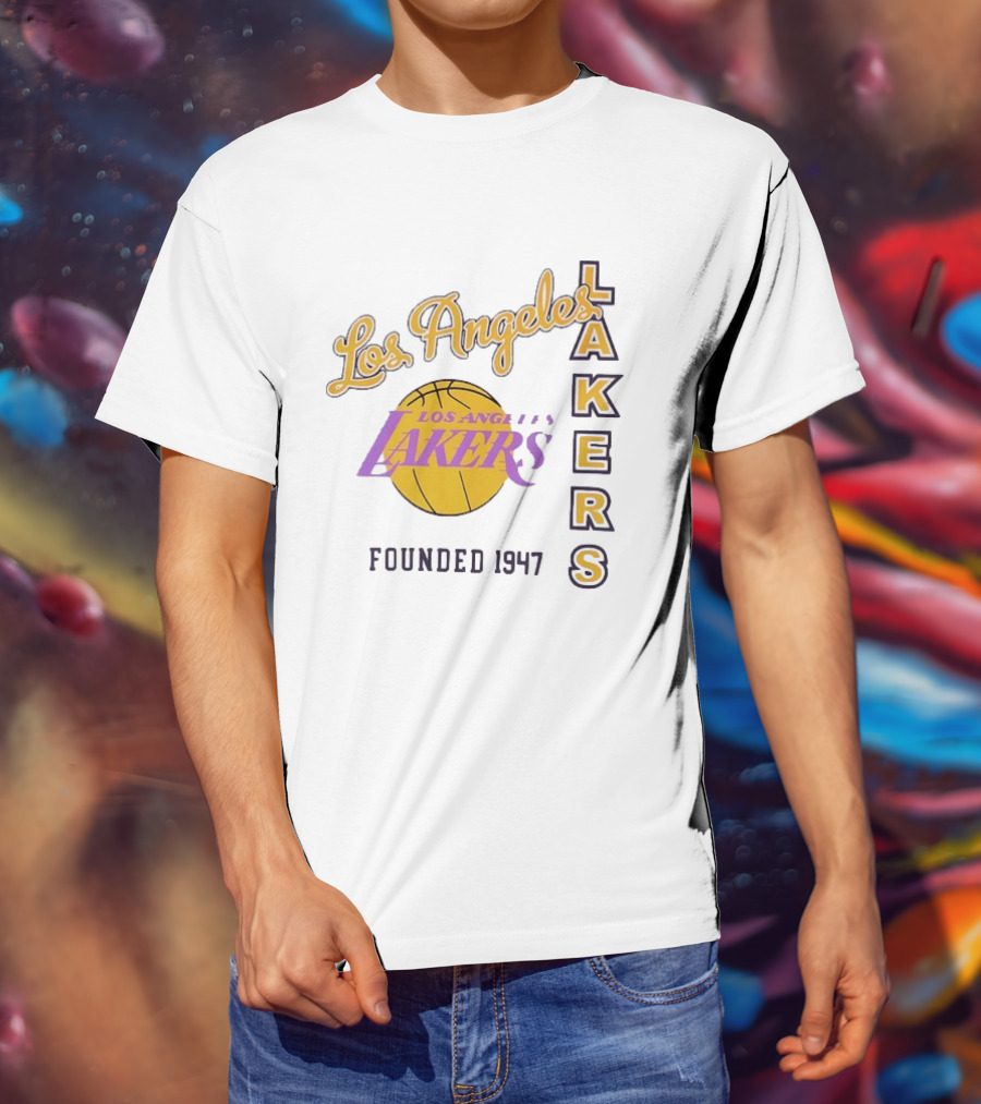 Los Angeles Lakers Founded 1947 NBA Basketball Team T-Shirt