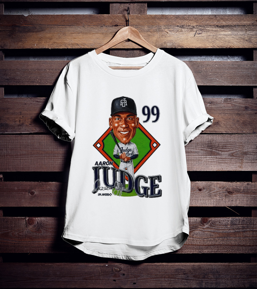 Aaron Judge New York Yankees Player 99 Caricature T-Shirt