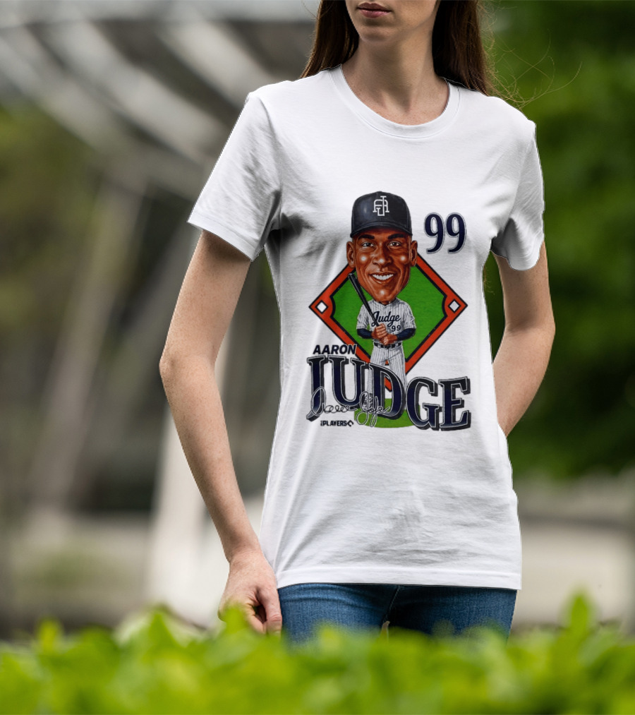 Aaron Judge New York Yankees Player 99 Caricature T-Shirt