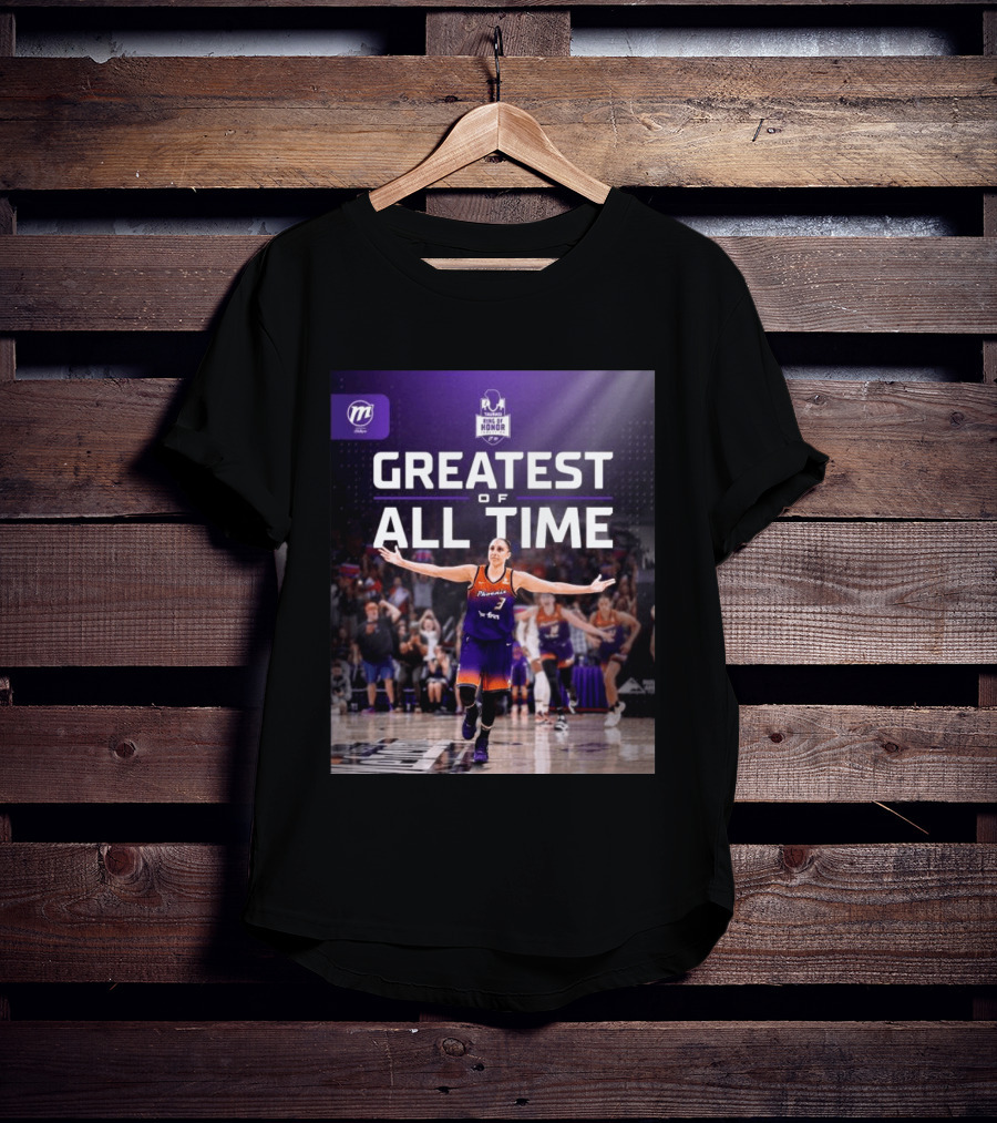 Diana Taurasi Phoenix Mercury Ring Of Honor Greatest Of All Time T-Shirt