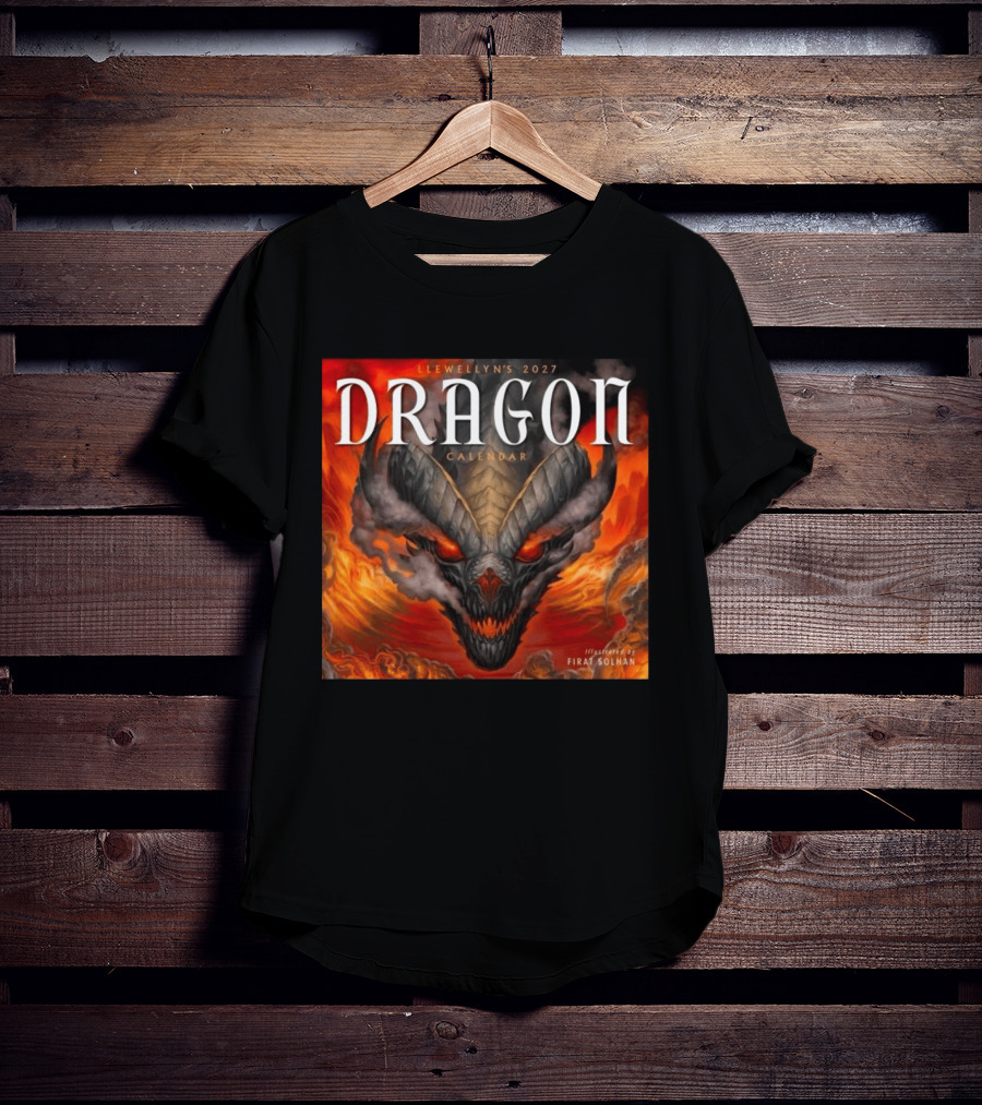Llewellyn's 2027 Dragon Calendar Illustrated By Firat Solhan T-Shirt