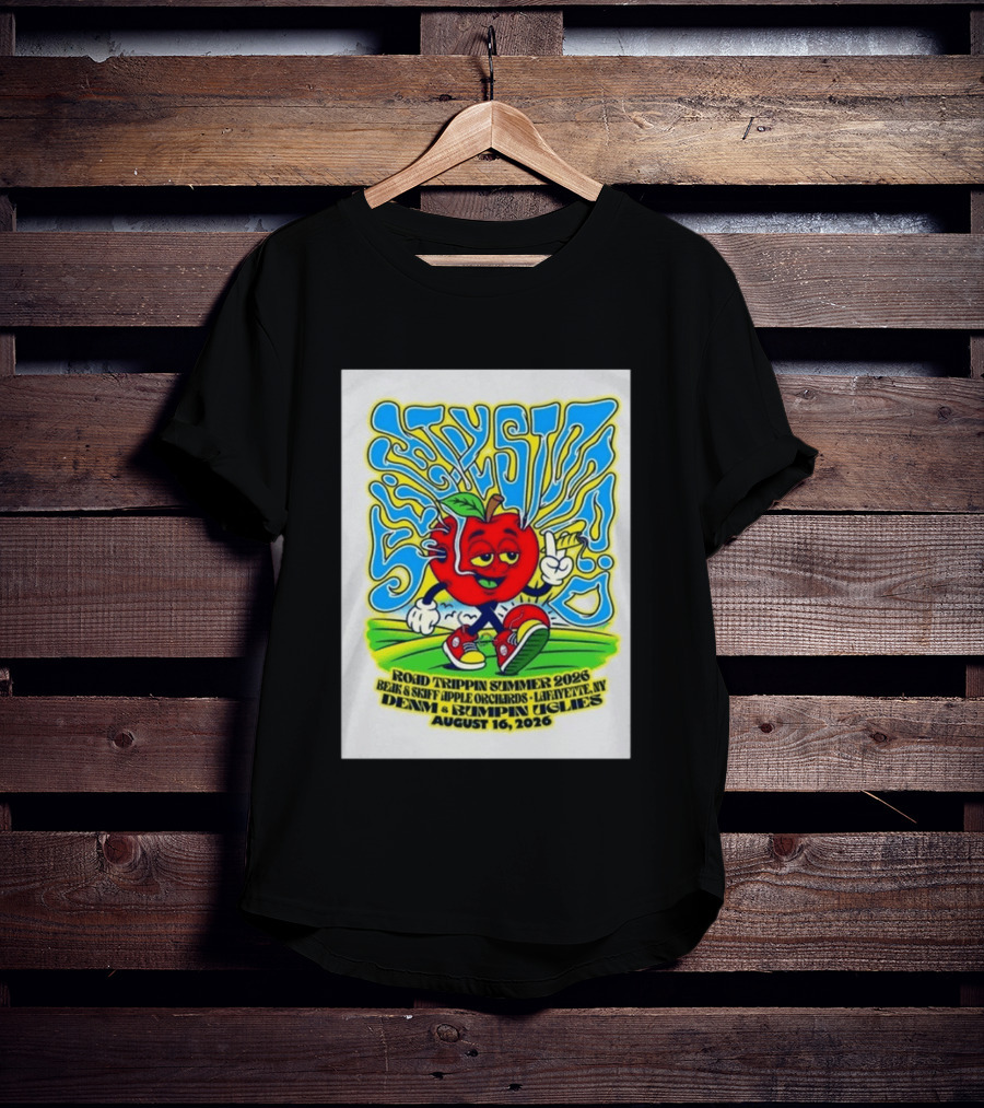 Slightly Stoopid Road Trippin Summer 2026 Beak & Skiff Orchards LaFayette NY August 16 With Denim And Bumpin Uglies T-Shirt