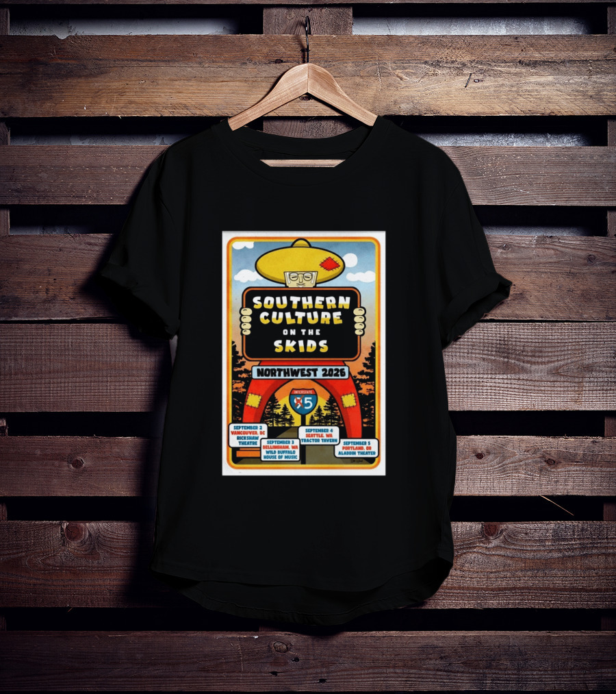 Southern Culture On The Skids Northwest 2026 Tour Vancouver Seattle Portland T-Shirt