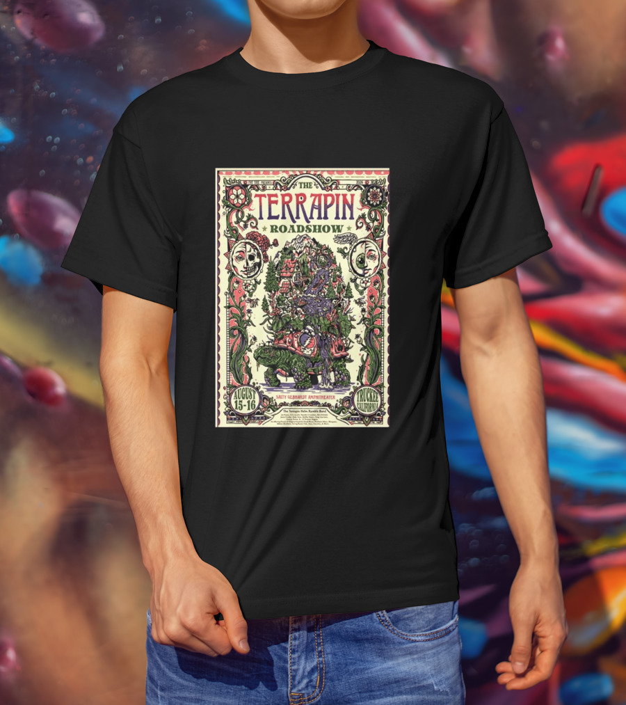 Terrapin Roadshow August 15 16 2026 Salty Gebhardt Amphitheater Truckee California T-Shirt