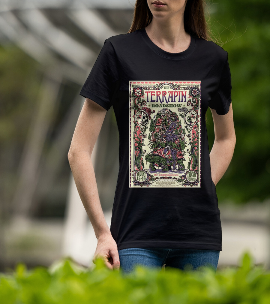 Terrapin Roadshow August 15 16 2026 Salty Gebhardt Amphitheater Truckee California T-Shirt
