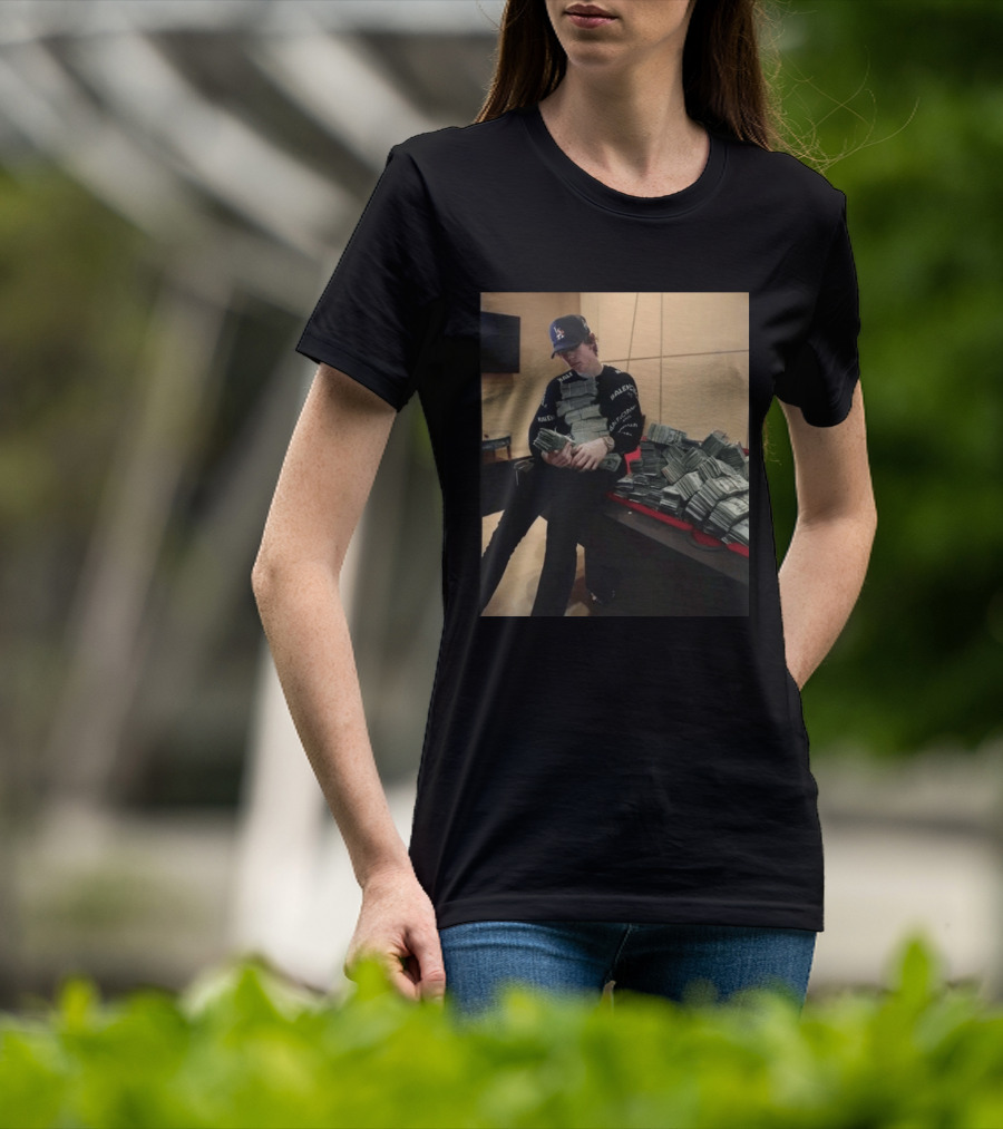 Balenciaga Black Stacks Of Cash T-Shirt