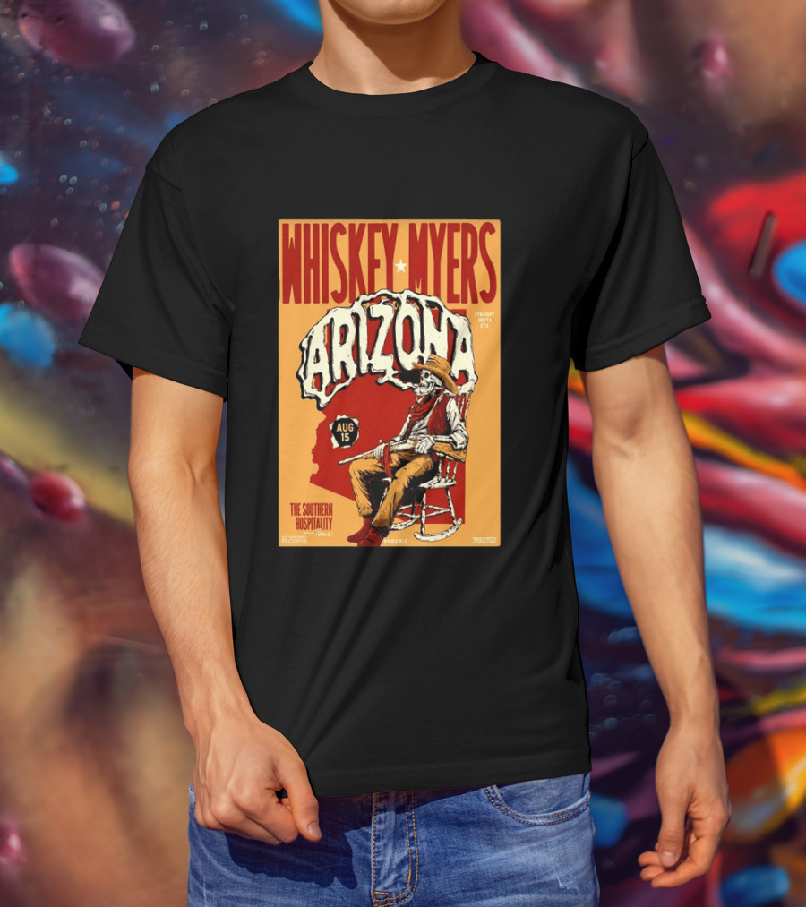 Whiskey Myers Arizona Aug 15 The Southern Hospitality Tour Phoenix 2026 T-Shirt
