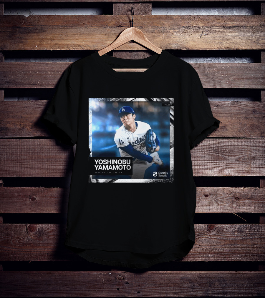 Yoshinobu Yamamoto Los Angeles Dodgers Security Benefit 2026 T-Shirt