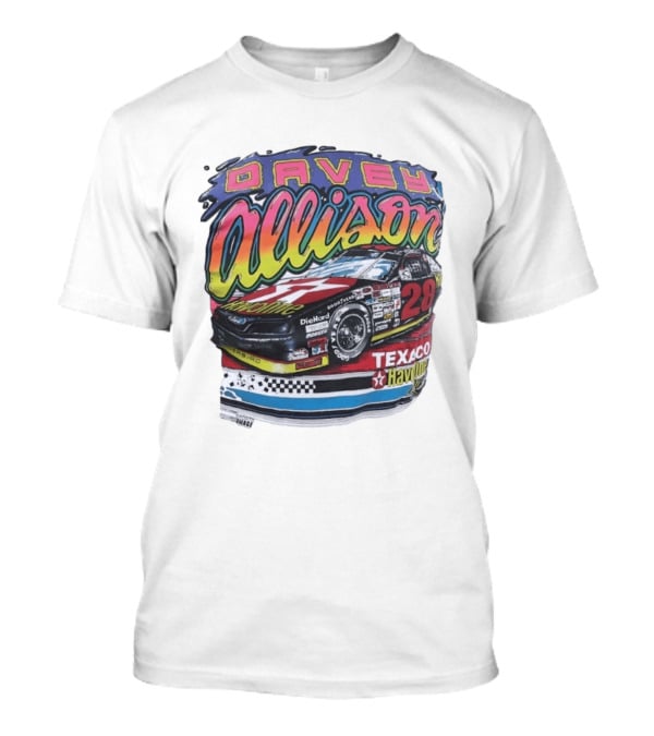 Davey Allison 28 Texaco Havoline Racing Ford Thunderbird T-Shirt