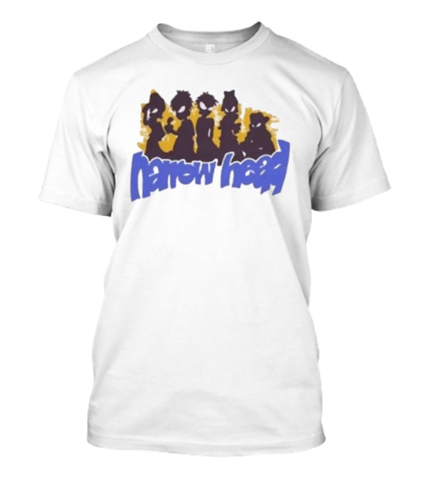 Narrow Head Silhouette Alien Characters T-Shirt