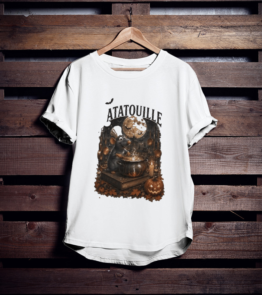 Ratatouille Halloween Cooking Adventure With Pumpkin And Chef Mouse T-Shirt