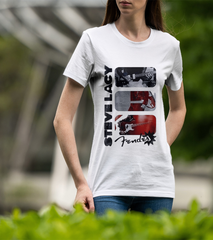 Steve Lacy Fender Oh Yeah Tour Guitar T-Shirt