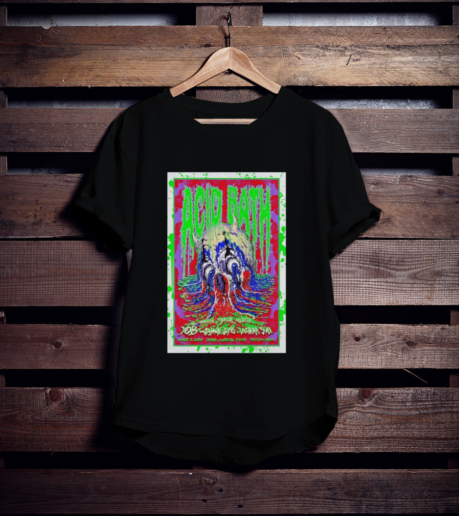 Acid Bath Special Guests Yob Summoner's Enigma Tour August 29 2026 Crystal Ballroom Portland Oregon T-Shirt