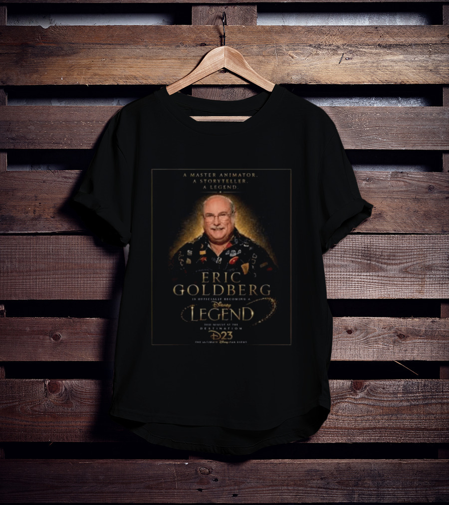 D23 2026 Disney Legends Award Eric Goldberg Officially Becoming A Legend T-Shirt