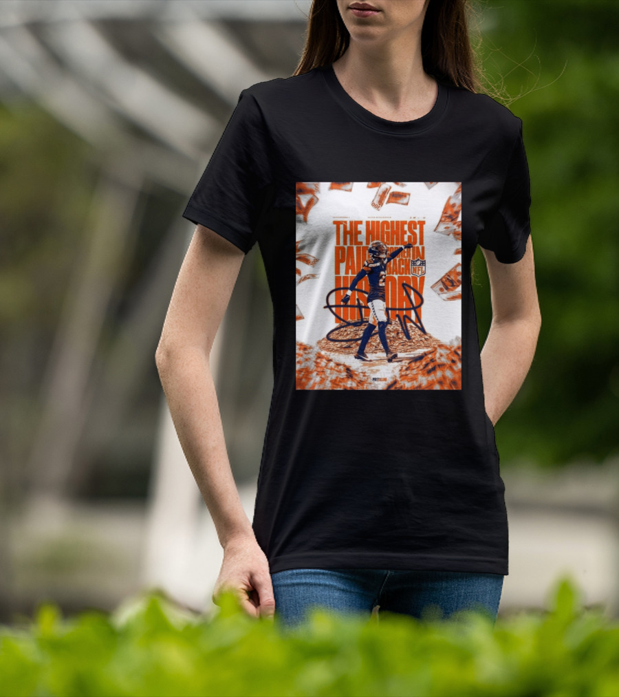 Devon Witherspoon NFL The Highest Paid Cornerback In History T-Shirt