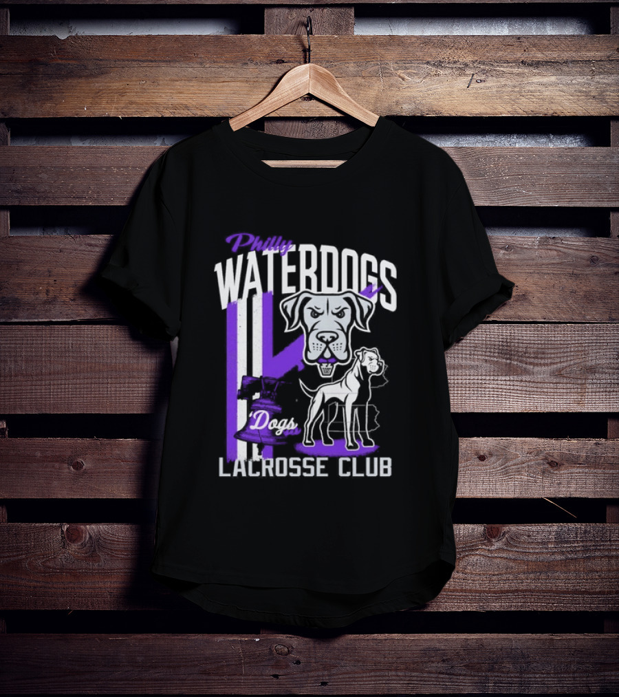 Philly Waterdogs Lacrosse Club Dogs Philadelphia T-Shirt