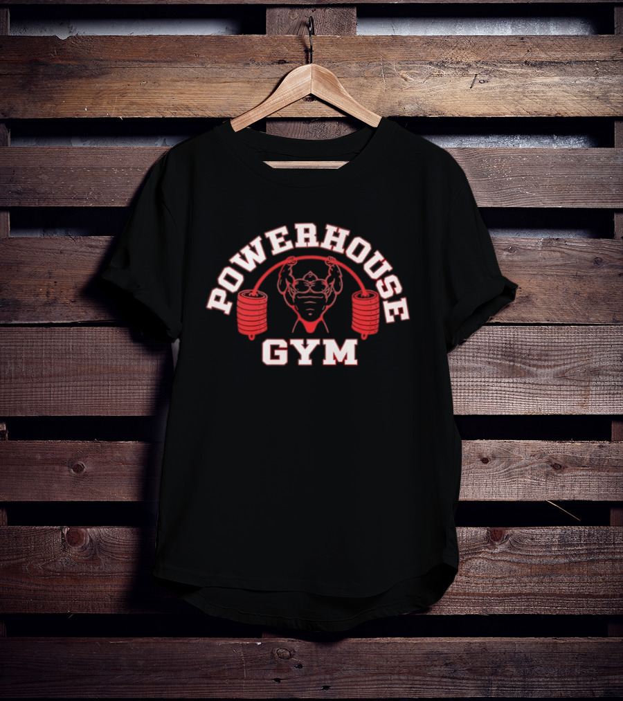 Powerhouse Gym Weightlifting Bodybuilding Lifting Weights Muscle Fitness T-Shirt