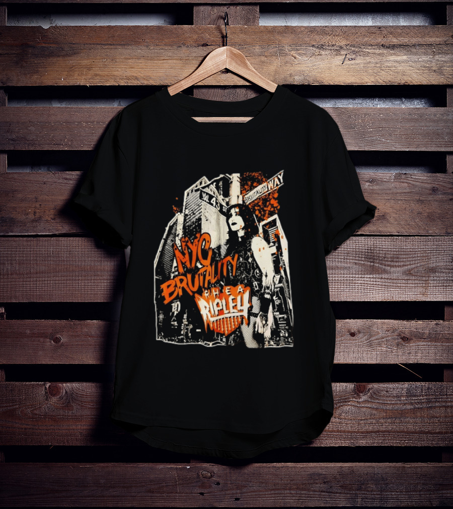 NYC Brutality Rhea Ripley WWE Wrestling W 43 Street T-Shirt