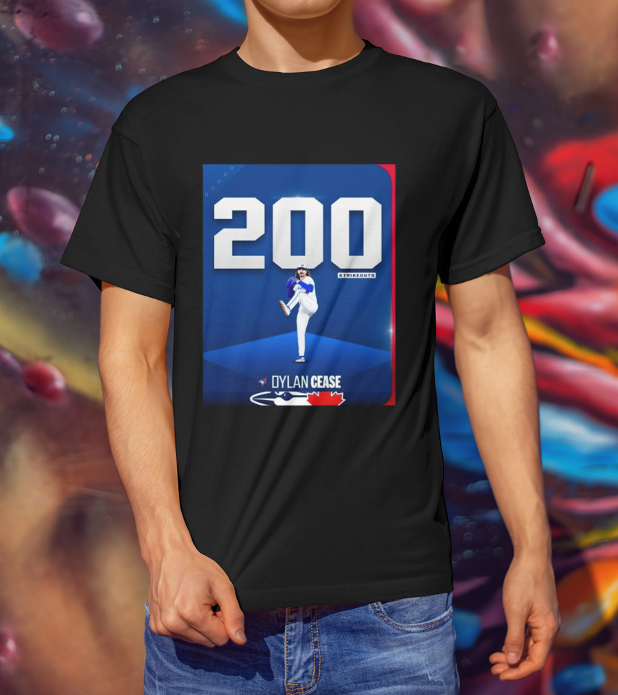 Dylan Cease 200 Strikeouts Baseball Pitcher T-Shirt