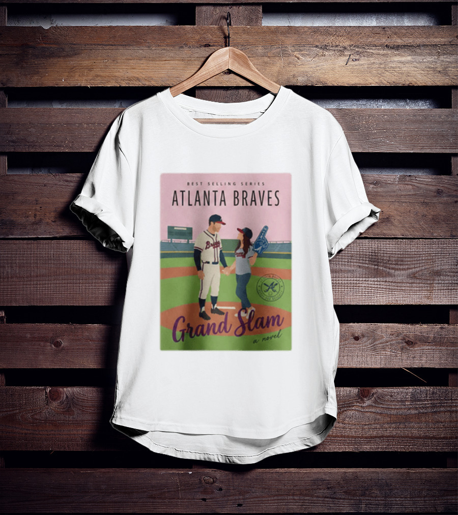 Atlanta Braves Best Selling Series Grand Slam Novel 2026 Giveaway T-Shirt