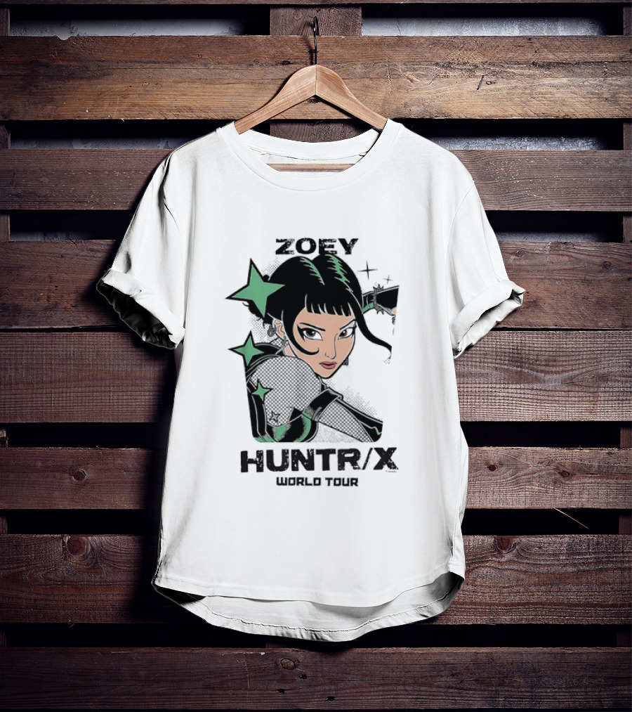 Zoey Huntr X World Tour Concert Music Artist Stars T-Shirt