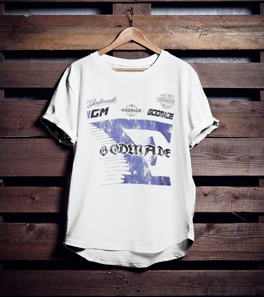 Godmade GM Worldwide Riches Premium Streetwear Distressed T-Shirt
