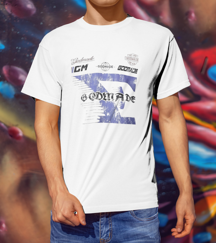 Godmade GM Worldwide Riches Premium Streetwear Distressed T-Shirt