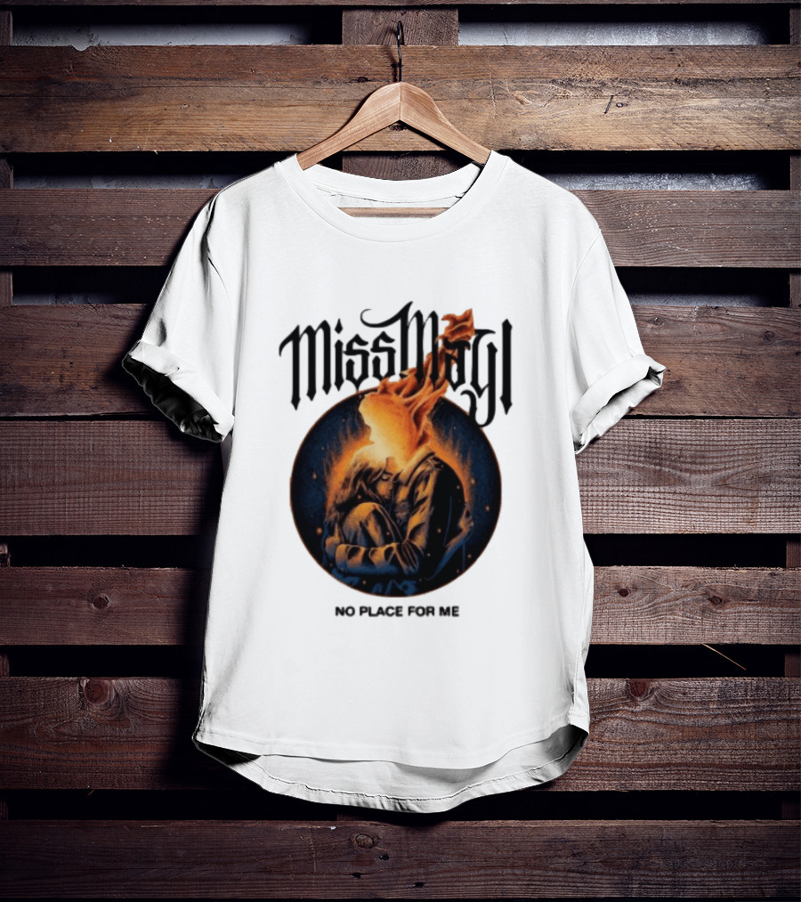 Miss May I No Place For Me Solid State Records Store White Black Ringer T-Shirt