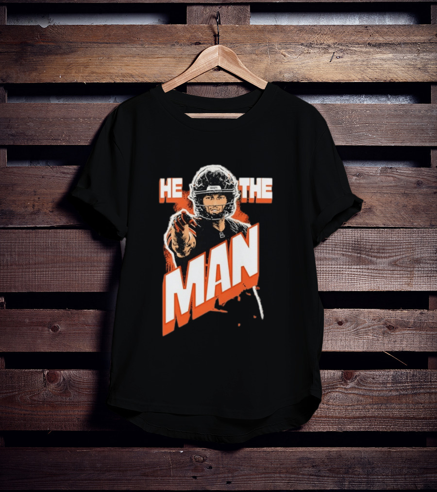 Caleb Williams He The Man Chicago Bears Fan T-Shirt