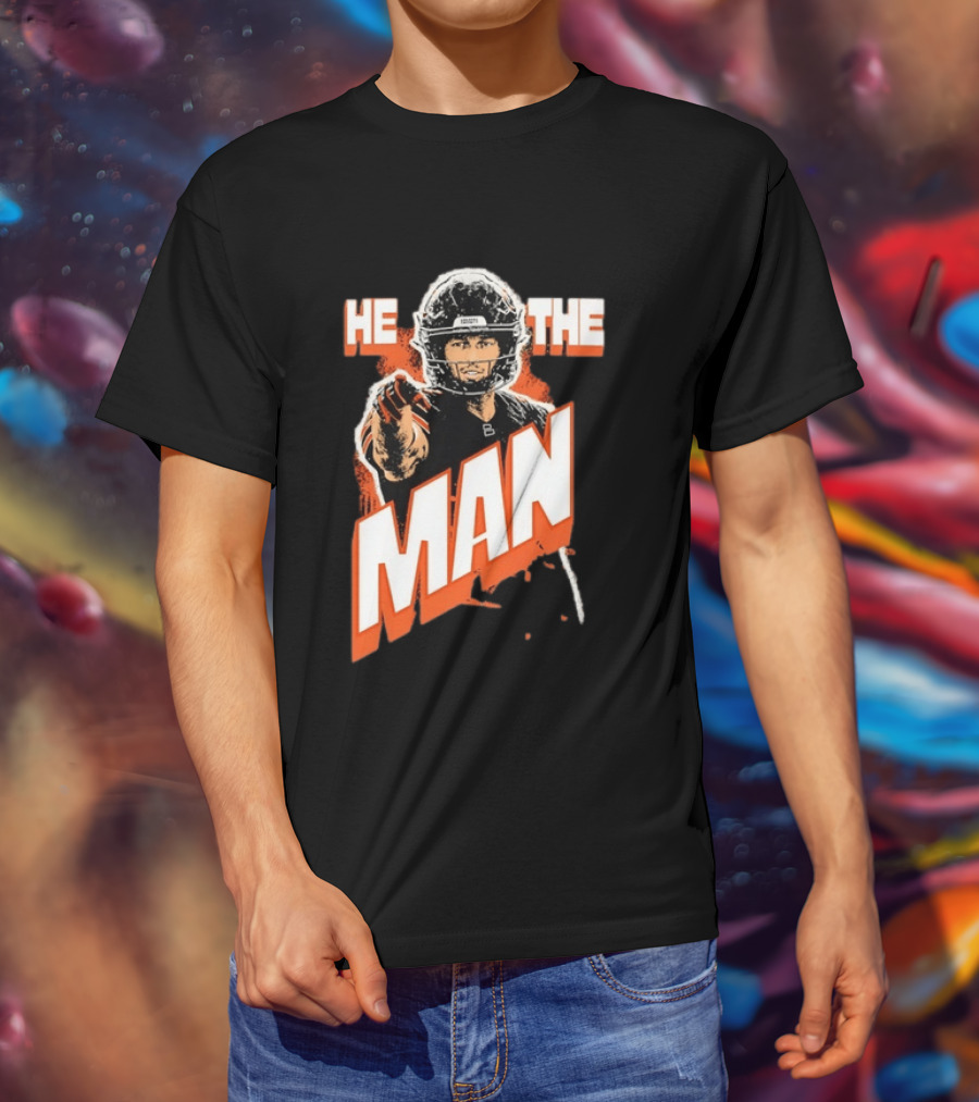 Caleb Williams He The Man Chicago Bears Fan T-Shirt