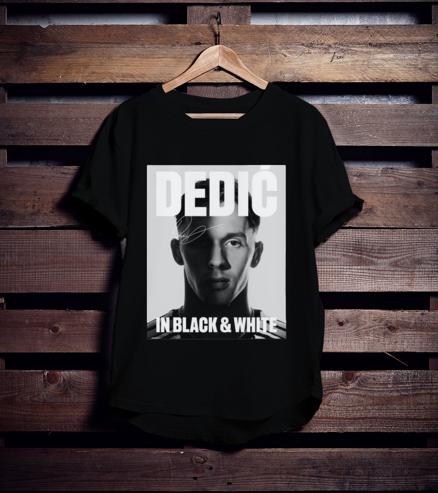 Dedić In Black & White Monochrome T-Shirt