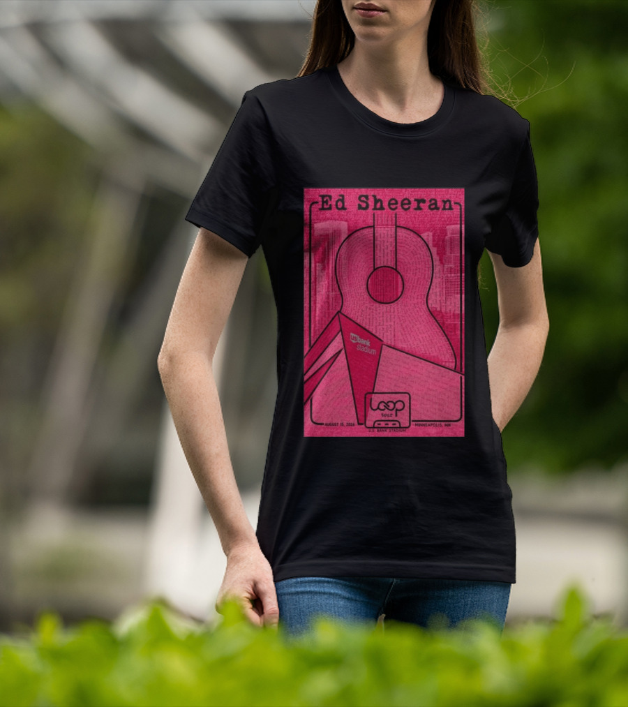 Ed Sheeran Loop Tour August 15 2026 U.S. Bank Stadium Minneapolis MN T-Shirt