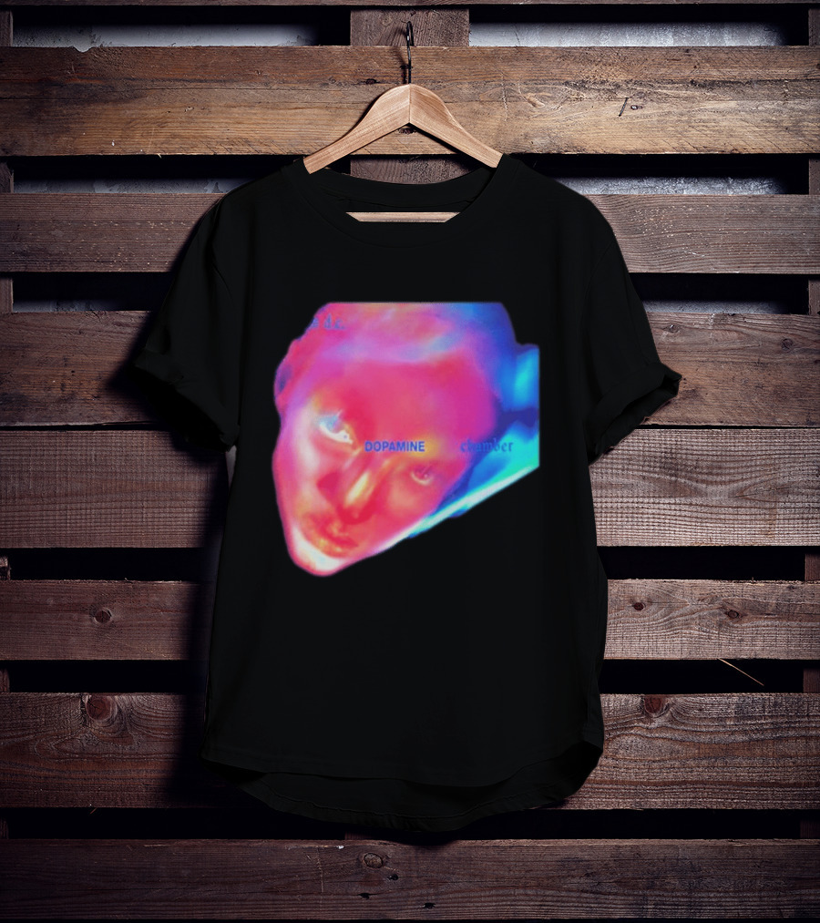 Fontaines D.C. Dopamine Chamber Album Cover Art Face T-Shirt