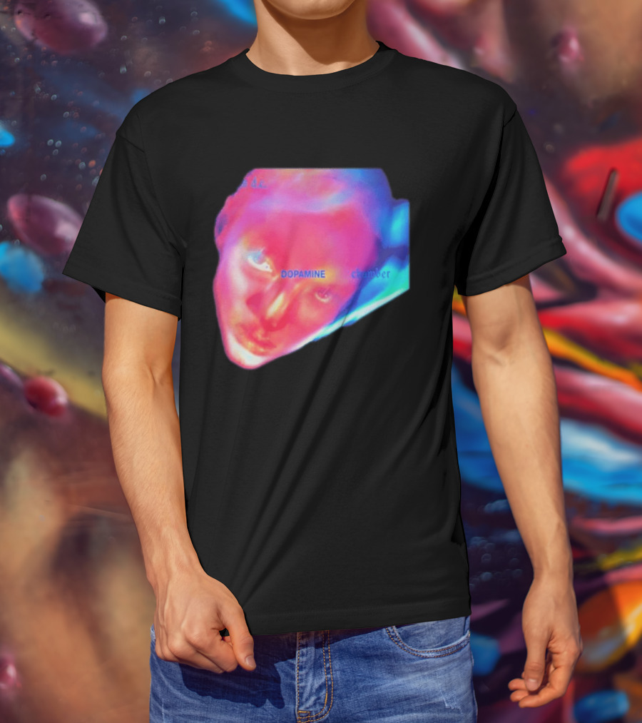 Fontaines D.C. Dopamine Chamber Album Cover Art Face T-Shirt