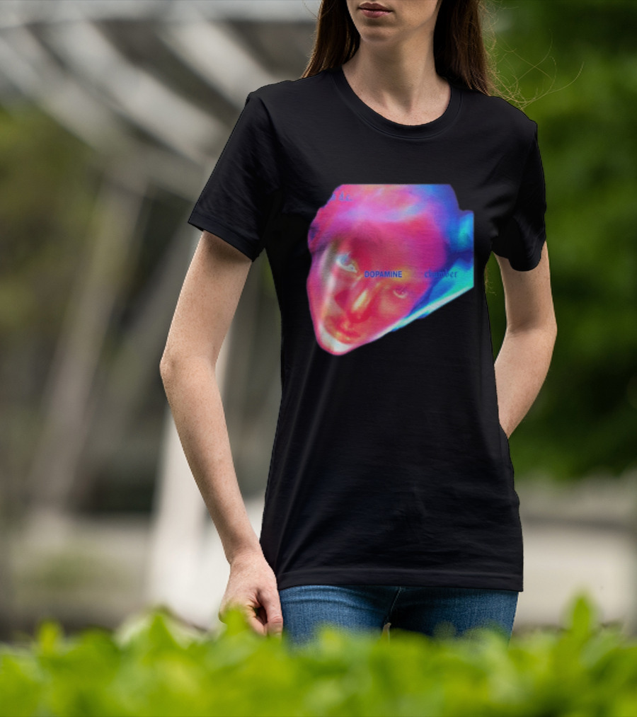 Fontaines D.C. Dopamine Chamber Album Cover Art Face T-Shirt