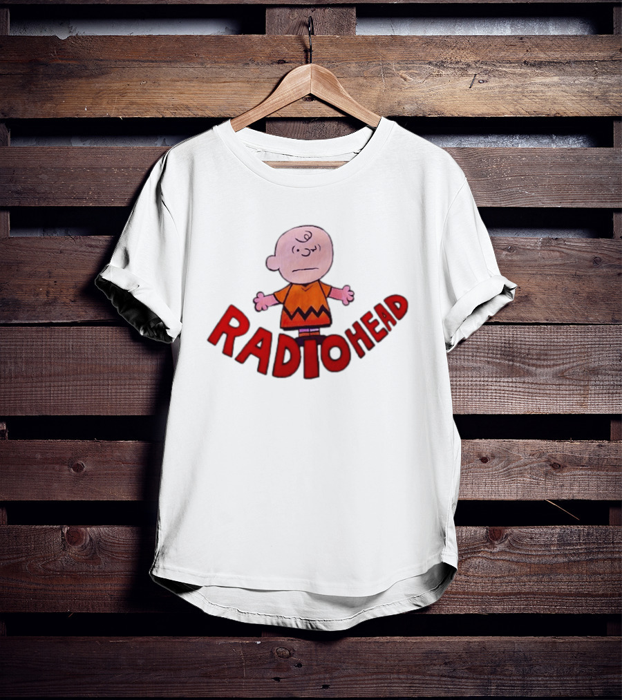 Charlie Brown Radiohead Peanuts Alternative Rock Mashup T-Shirt