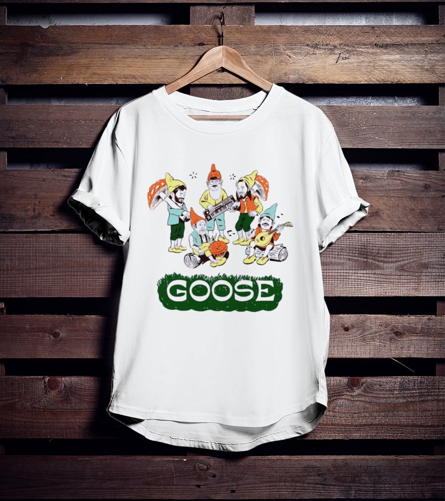 Goose Band Garden Gnome Music Festival Indie Rock T-Shirt