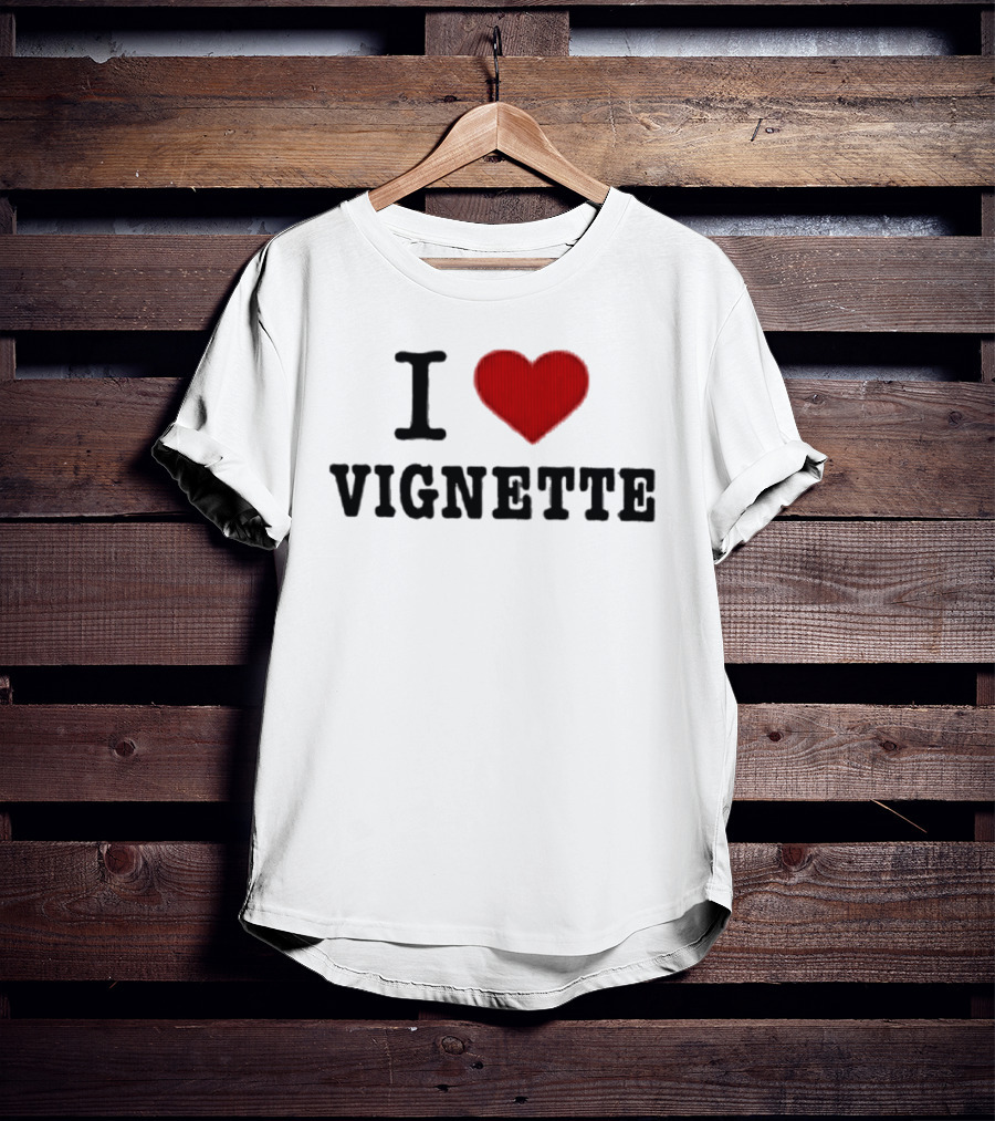 I Heart Vignette Love T-Shirt
