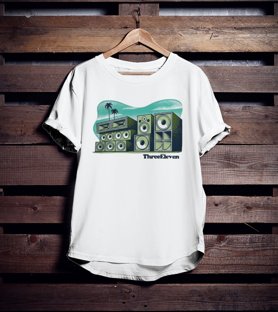 Three Eleven 311 Band Palm Trees Speakers Raglan T-Shirt
