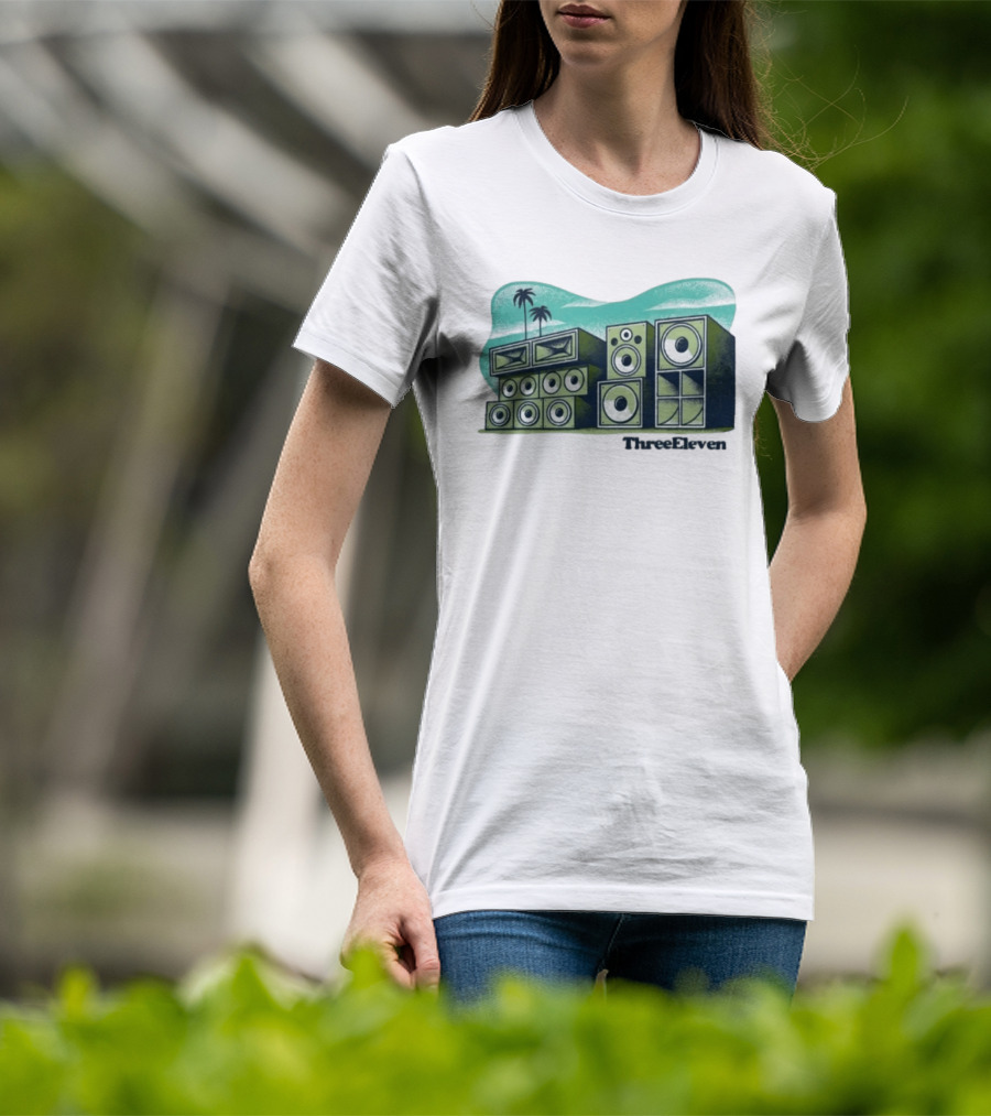 Three Eleven 311 Band Palm Trees Speakers Raglan T-Shirt