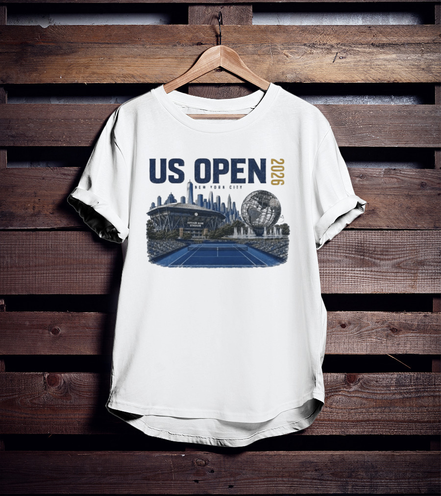 US Open 2026 New York City Arthur Ashe Stadium Flushing Meadows T-Shirt